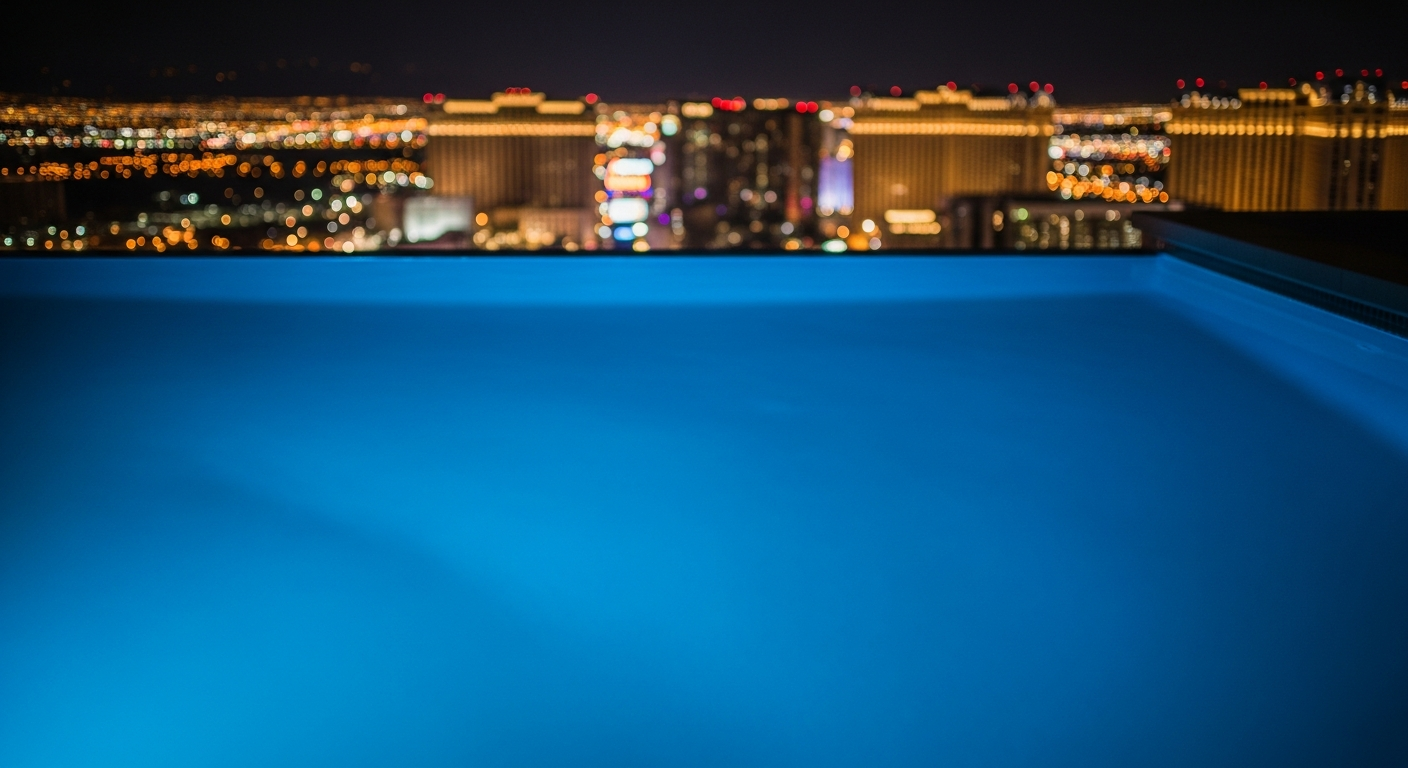 大人向けナイトプールでインスタ映えする絶景