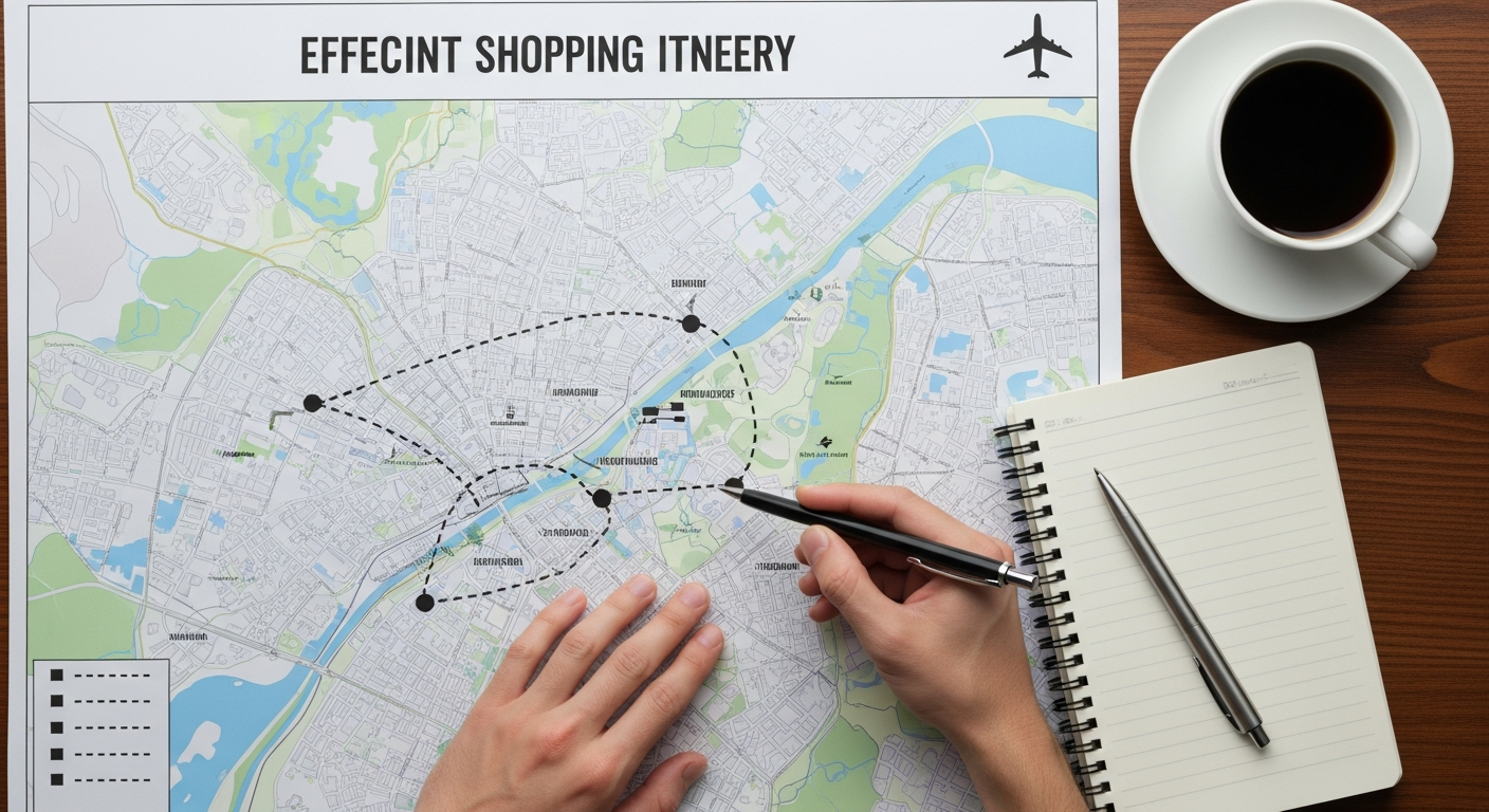 効率的な雑貨屋巡りのモデルコースの作り方