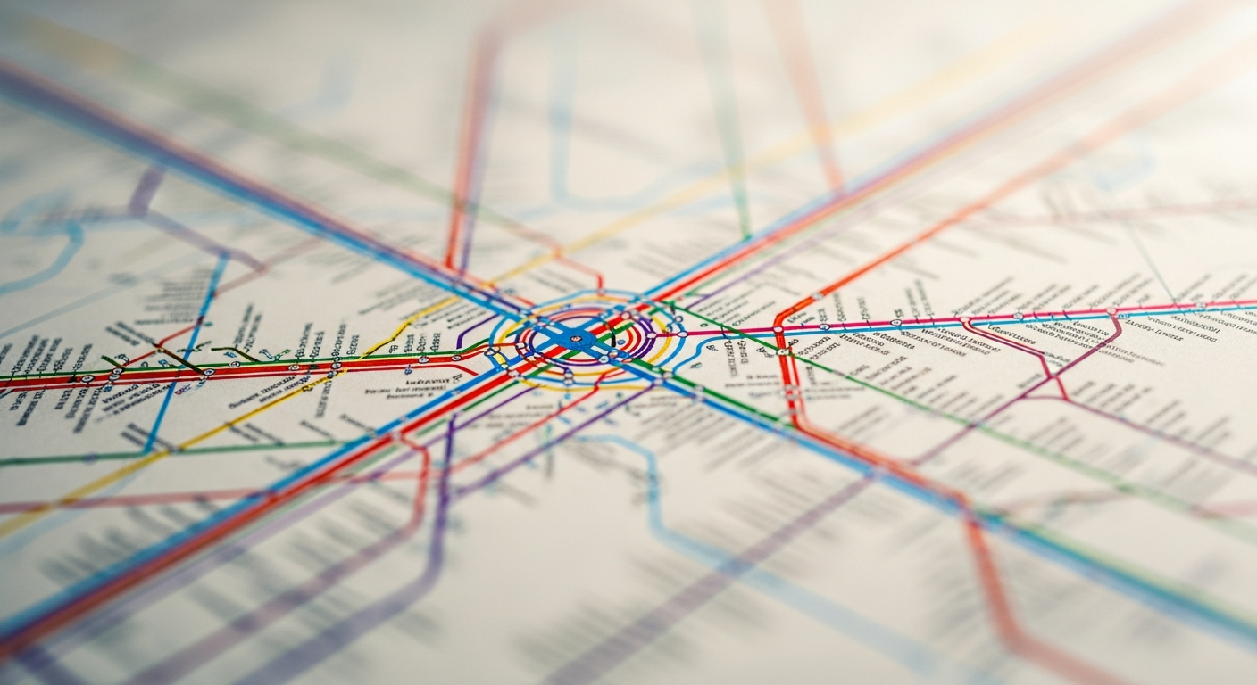 バスの乗り方・乗り換えが難しく路線図も複雑