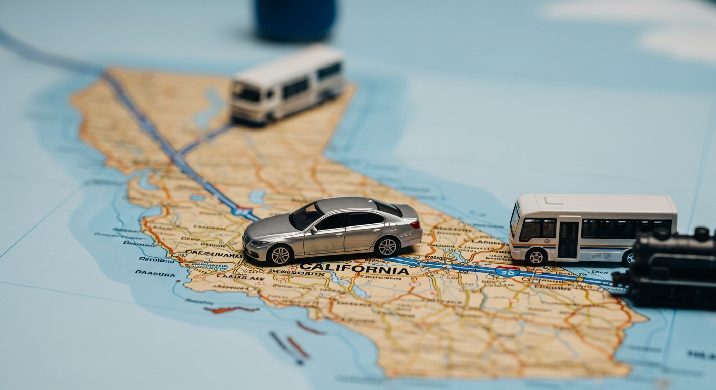 関係性を解説し広大な州内の移動手段を比較