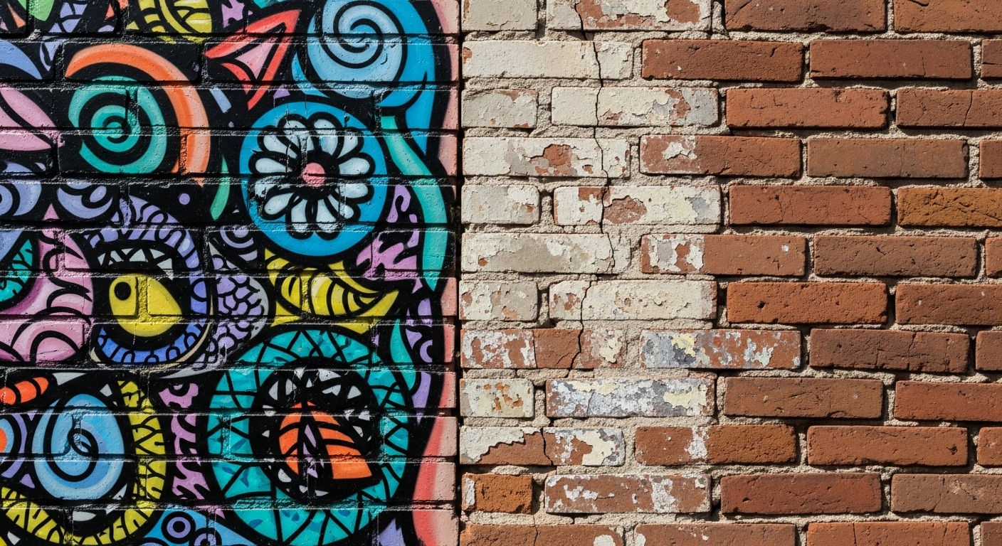 スキッドロウとの違い、ギャングとストリートアートの今