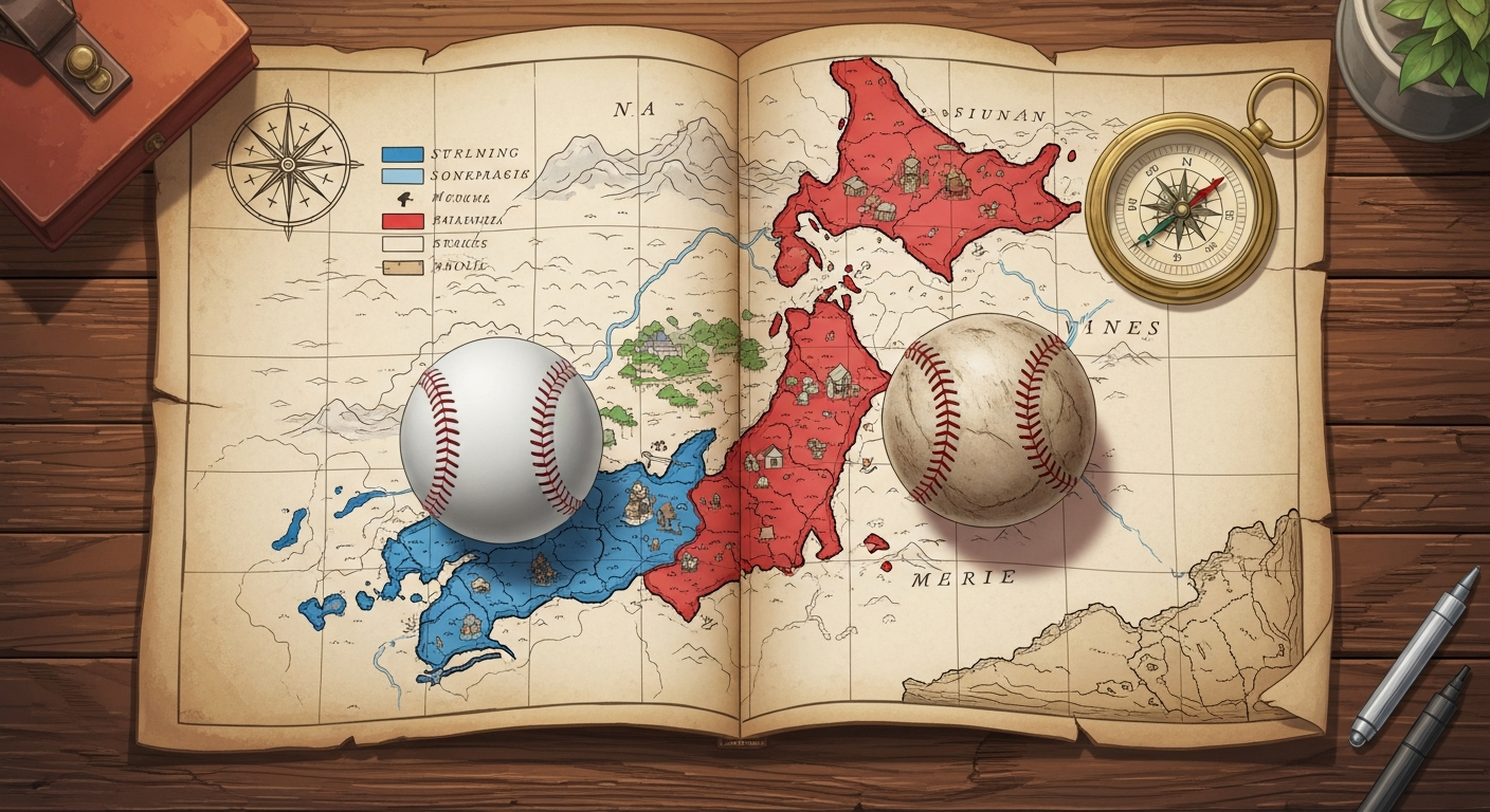 仕組みと地区分けを図解!ア・リーグとナ・リーグの違い
